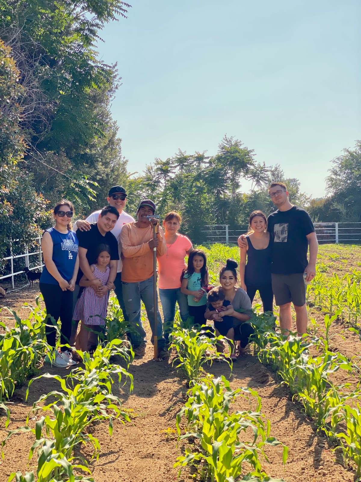 Mi familia en el rancho